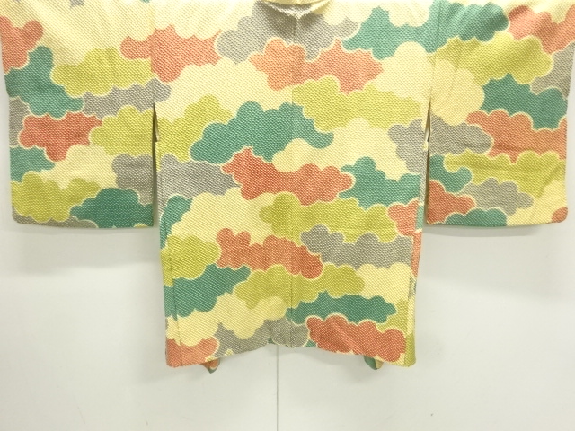 JAPANESE KIMONO / HAORI COAT / ALL SHIBORI / CLOUD
